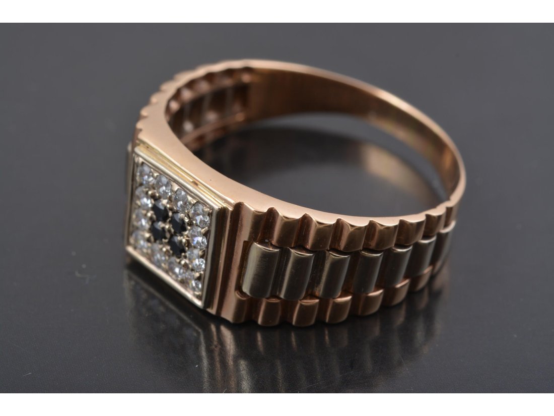 Чоловічий перстень &quot;Годинниковий&quot; - Багира