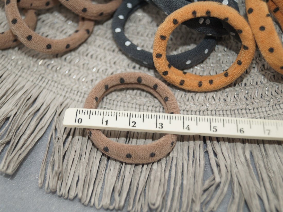 Резинки для волосся. 4 см. - Кристалік