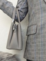 Сумка Urban Strap під натуральну шкіру з широкою шльовкою INNOE 300009-5 Сірий