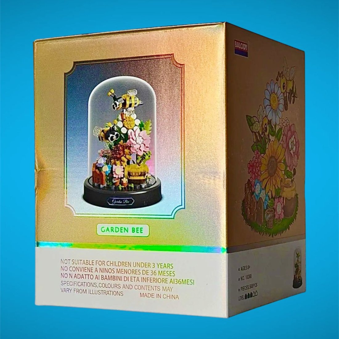 Конструктор в колбе с подсветкой пчелки оптом, фото 5338