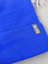 Яскрава модна шапка в'язана універсальна INNOE 950118-1 Лазур