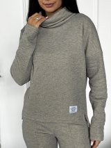 Жіночий костюм тринитка “Urban Shine” – комфорт і сяяння в одному образі INNOE 210366-4 Світло-сірий