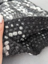 Затишний жіночий комплект шапка та бафф крупної в’язки INNOE 950591-1 Чорний