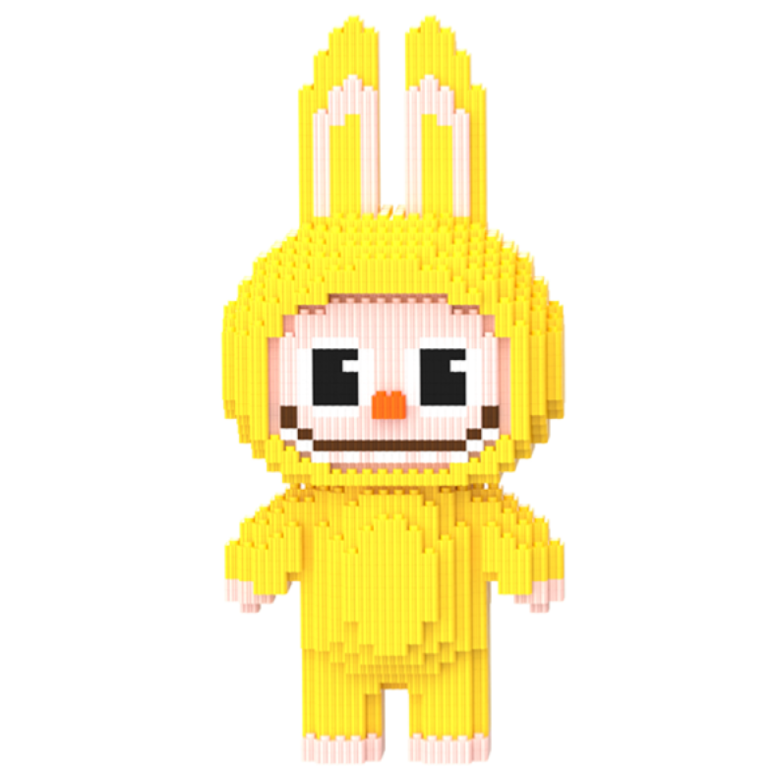 Конструктор Magic Blocks Лабубу Висота 30 см Жовтий