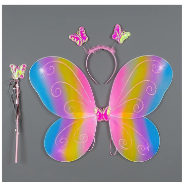 Карнавальні крила метелика веселка - Купити