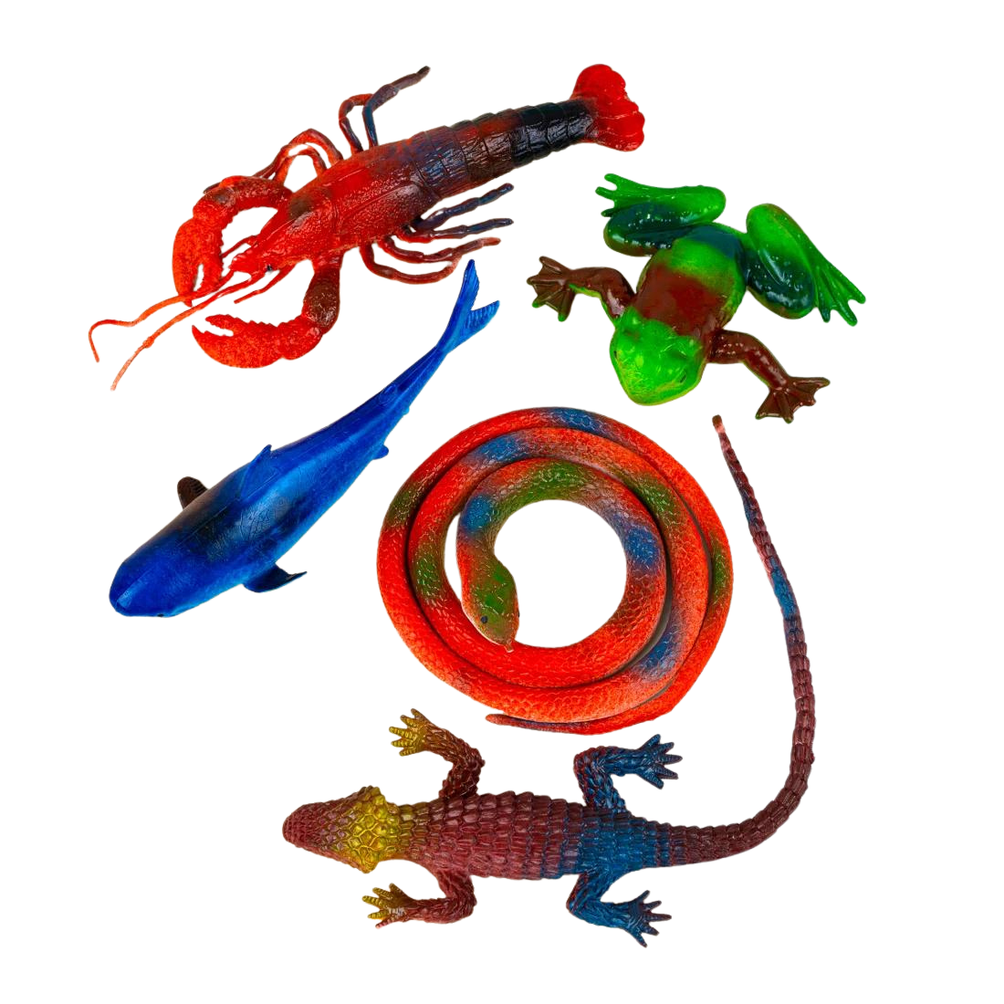 Набір гумових тварин Хижаки 5 штук