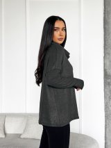 Жіноча туніка з легкої ангори з люрексовим напиленням 230222-3 Чорний