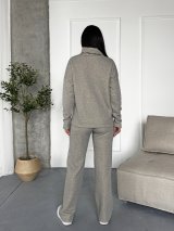 Жіночий костюм тринитка “Urban Shine” – комфорт і сяяння в одному образі INNOE 210366-4 Світло-сірий