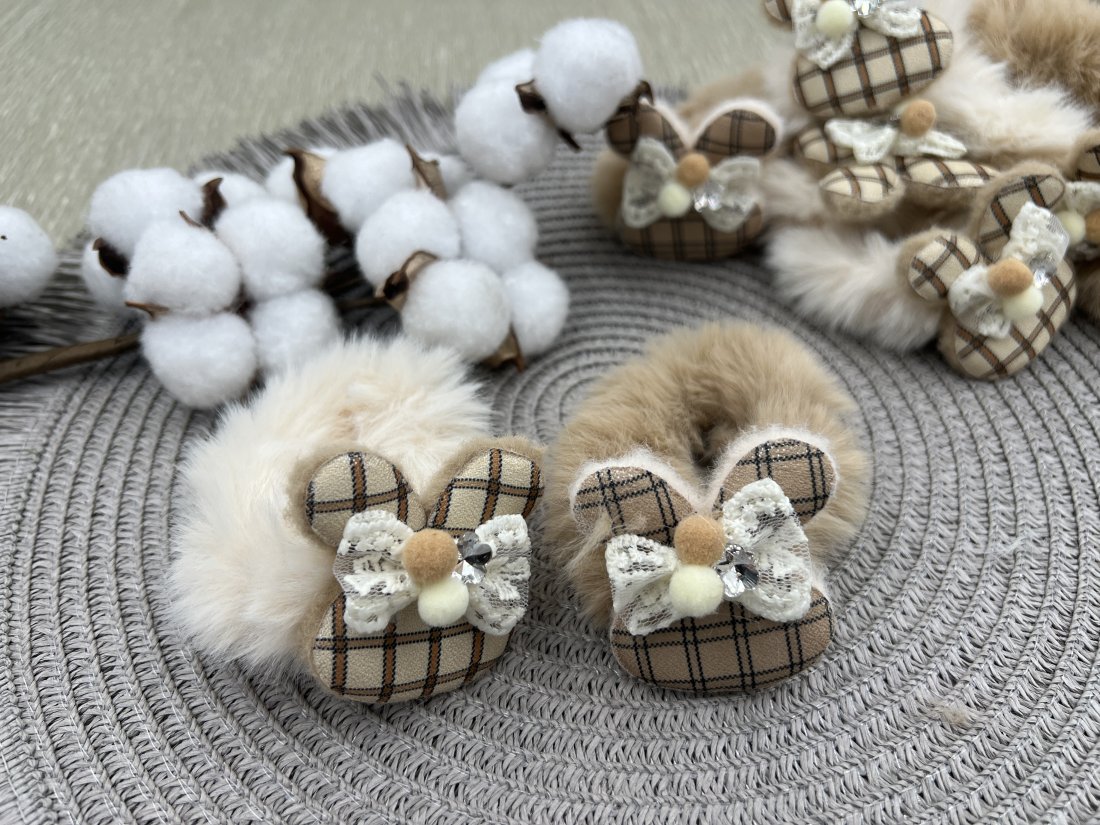 Дитячі резинки для волосся. Зайка