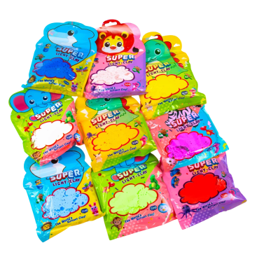 Повітряний, легкий пластилін Зоопарк 12 кольорів, 48 г - Купити