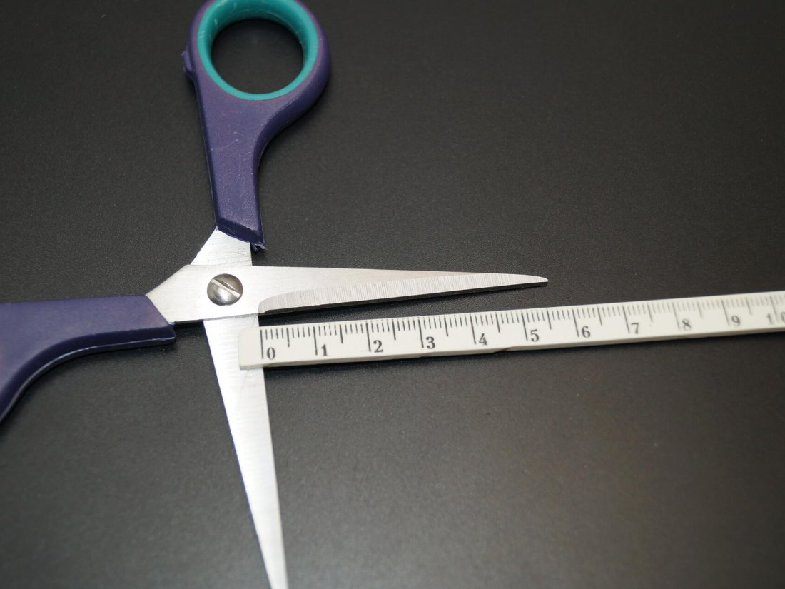 Ножиці зелена ручка №5 - Купити