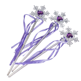 Чарівна паличка Феї з фіолетовою стрічкою 34 см