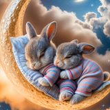 Зайки 30х40 оптом, фото 1110