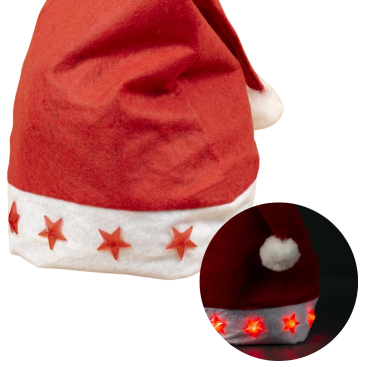 Шапка Діда Мороза, що світяться - Купити