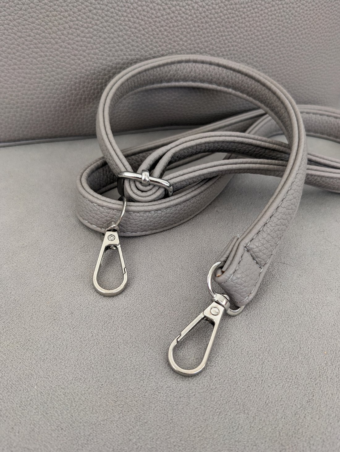 Сумка Urban Strap під натуральну шкіру з широкою шльовкою INNOE 300009-5 Сірий