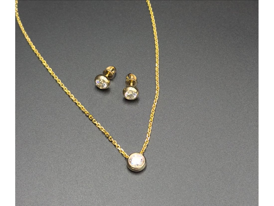 Пусети з діамантами - Фото3 Пусети з діамантами - Купити