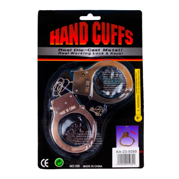 Металеві поліцейські дитячі Наручники 27 см - Купити