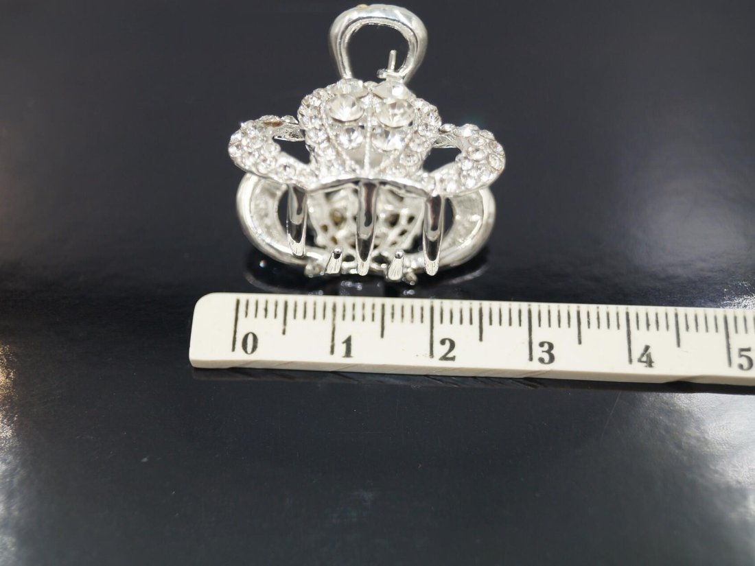 Металеві краби для волосся. &quot;ZAYA&quot; 2.5см. - Кристалік