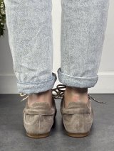Кеди Casual із натуральної замші INNOE 777570-4 Бежевий