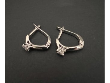 Сережки з діамантами - Фото Сережки з діамантами - Купити