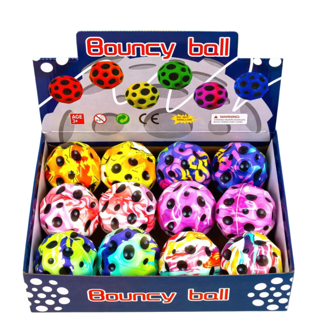 М'яч стрибунець Gravity ball фарби 7 см