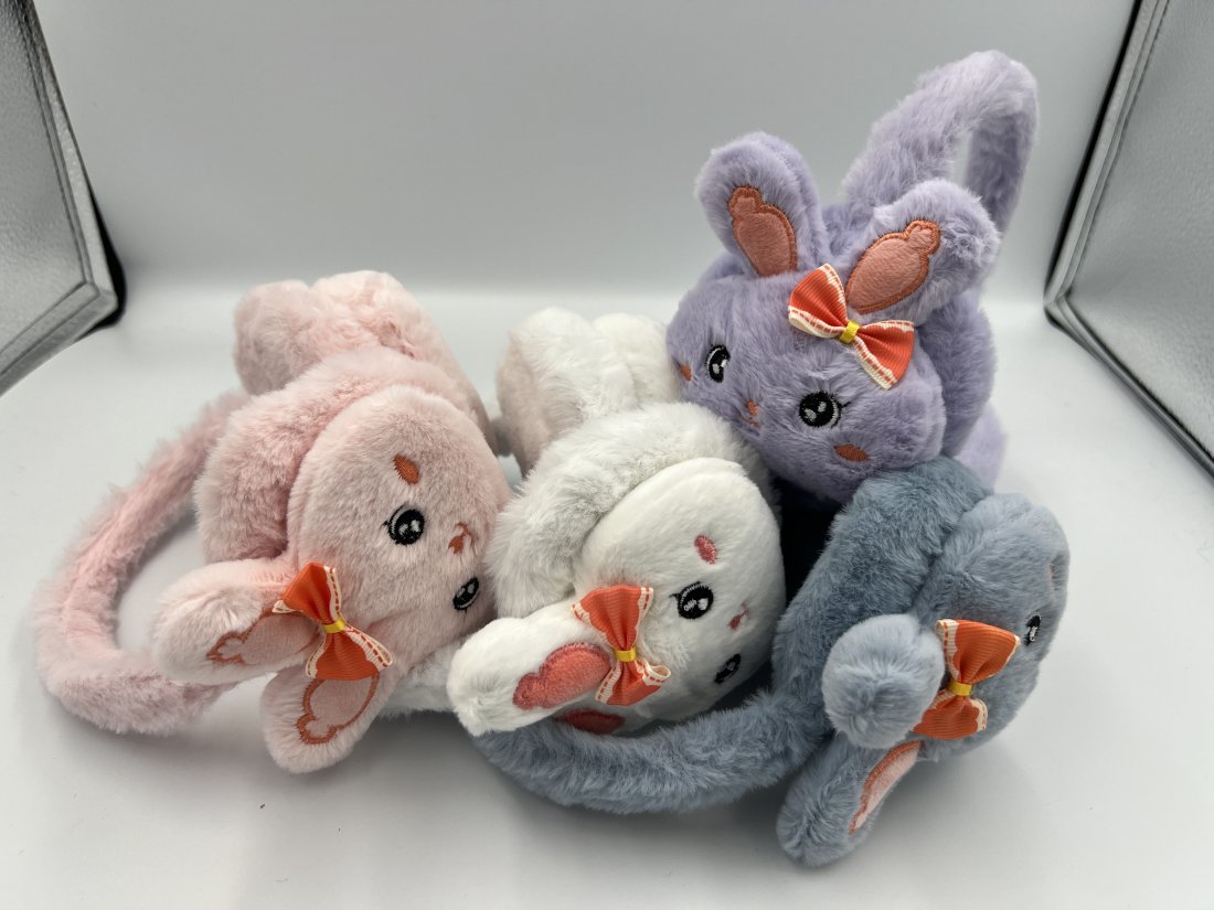 Теплі навушники зі штучного хутра. Зайка - Купити