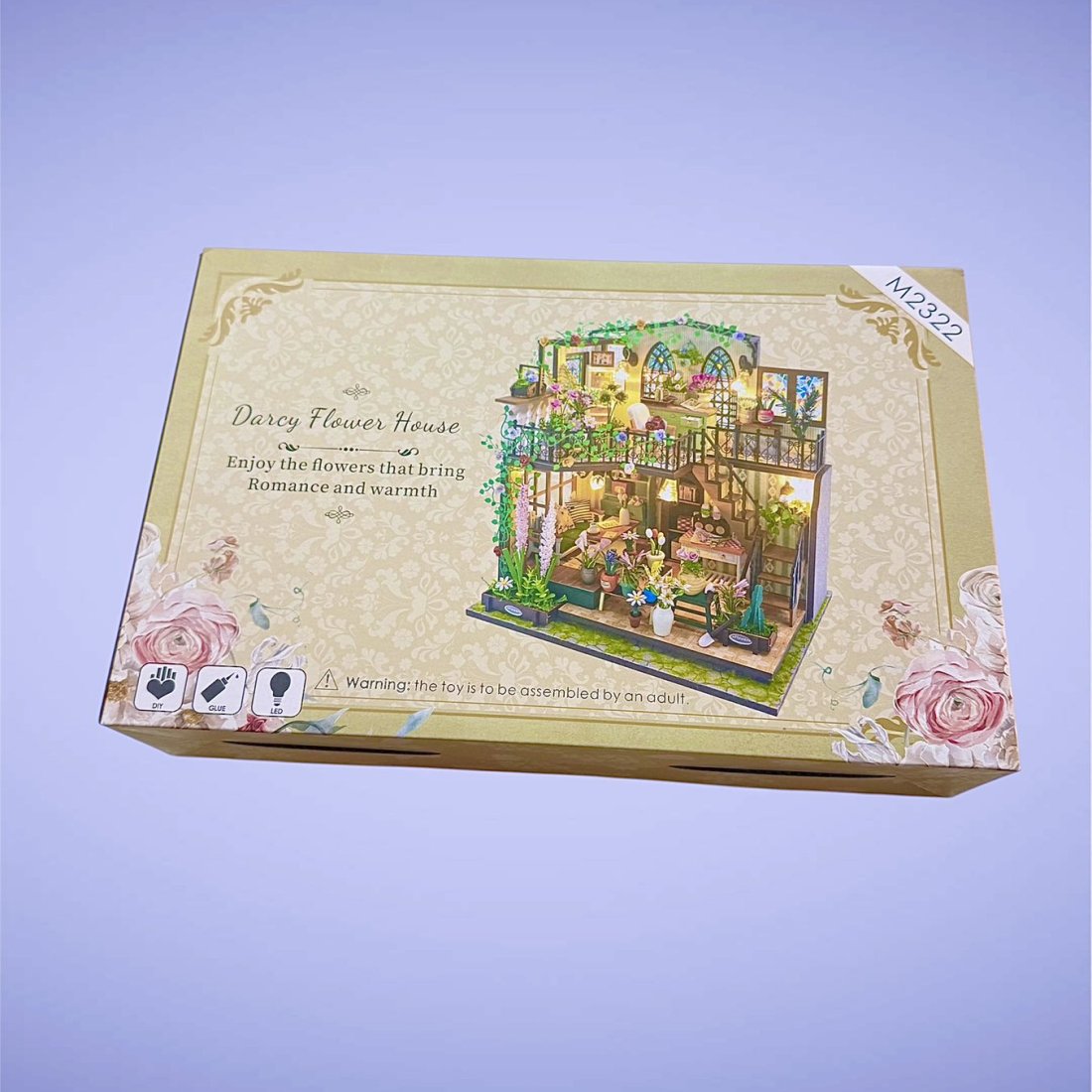 Румбокс цветочный домик Дарси оптом, фото 6004