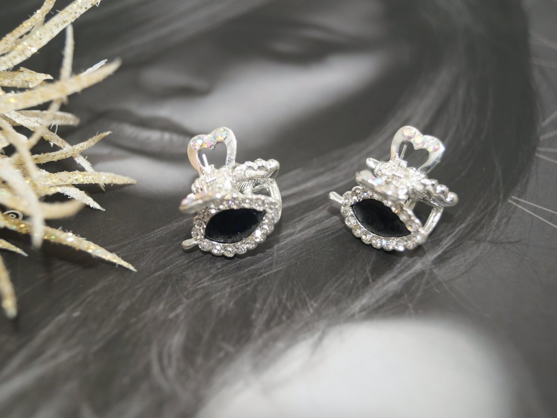 Краби для волосся. Металеві. 2 см.