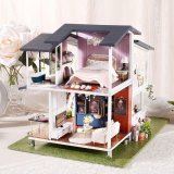 3D Румбокс Вілла «Сад Моне»‎ DIY DollHouse + пилозахисний купол - Pobut