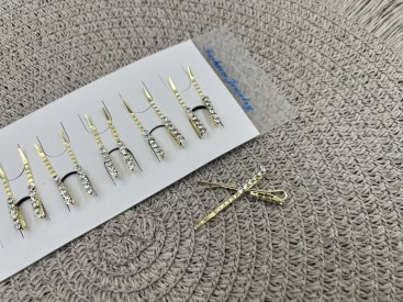 Невидимки для волосся. 4 см золото - Купити