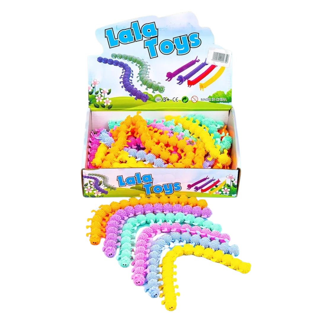 Антистрес тягучка Гусениця 25 см