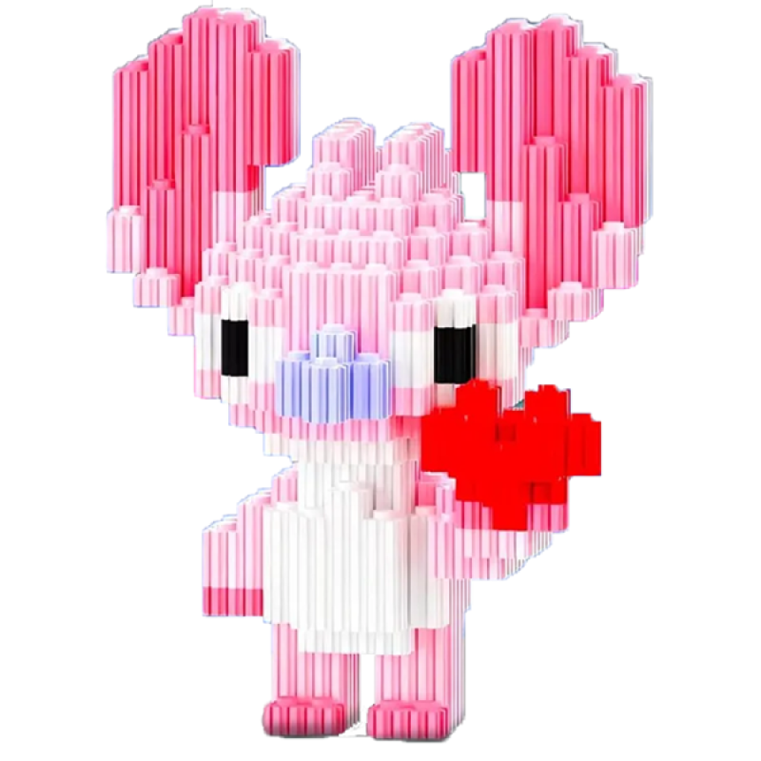 Конструктор Magic Blocks “Мультгерої” Рожевий Стіч Ангел з серцем