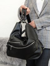 Сумка-рюкзак на блискавках для міського стилю INNOE 350014-1 Чорний