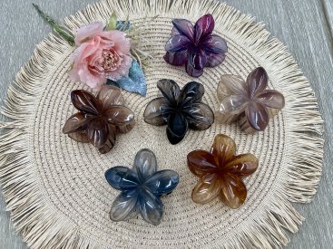 Краби для волосся Мокко, глянець. 7.5 см - Купити