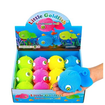 Сяючі силіконові їжачки Рибки 12,5 см - Купити