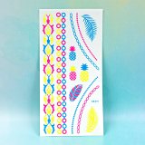 Неонові татуювання Браслети та Ананаси 21 см - Pobut