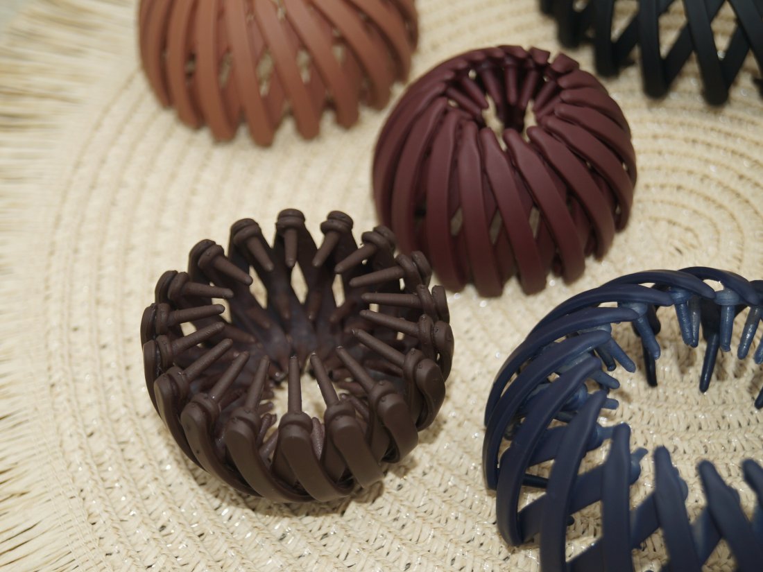 Краби для волосся. Трансформер матовий. - Кристалік