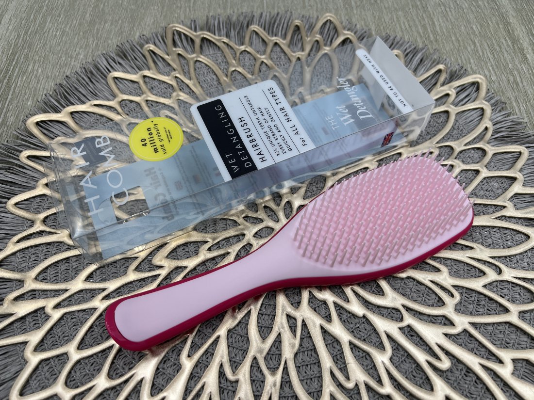 Гребінець для волосся в коробочці. T Teezer малиново-рожева