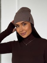 Універсальна шапка Casual Vibe INNOE 950888 Кавовий - Innoe