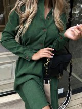 Трендова сукня прямого крою з вельвету 300019-1 - Купити