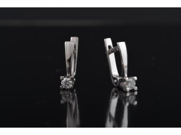 Сережки із діамантами - Купити