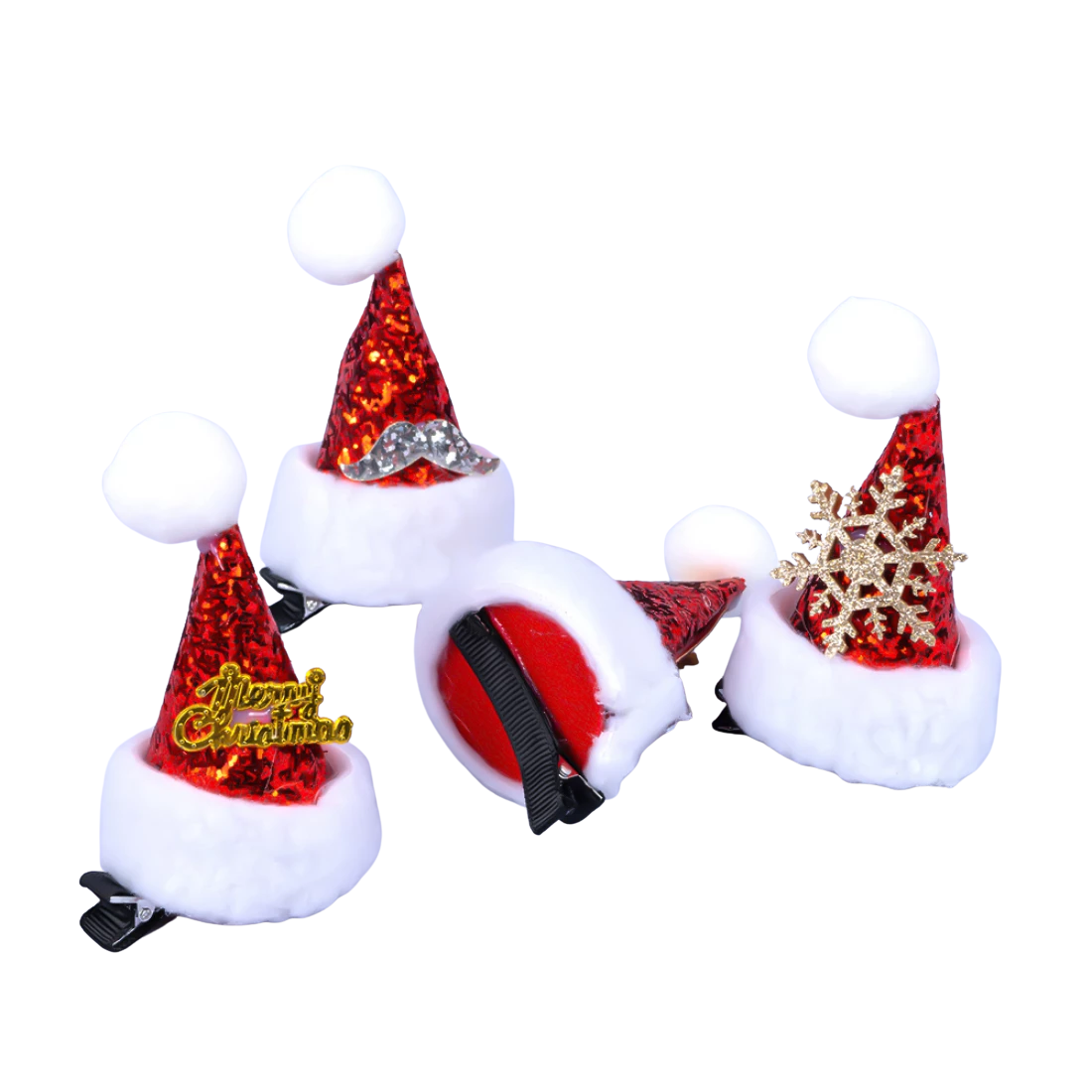 Новорічні шпильки Блискітки 10 см., 3 види