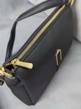 Практична та стильна жіноча сумка з якісної екошкіри INNOE 350015-1 Чорний