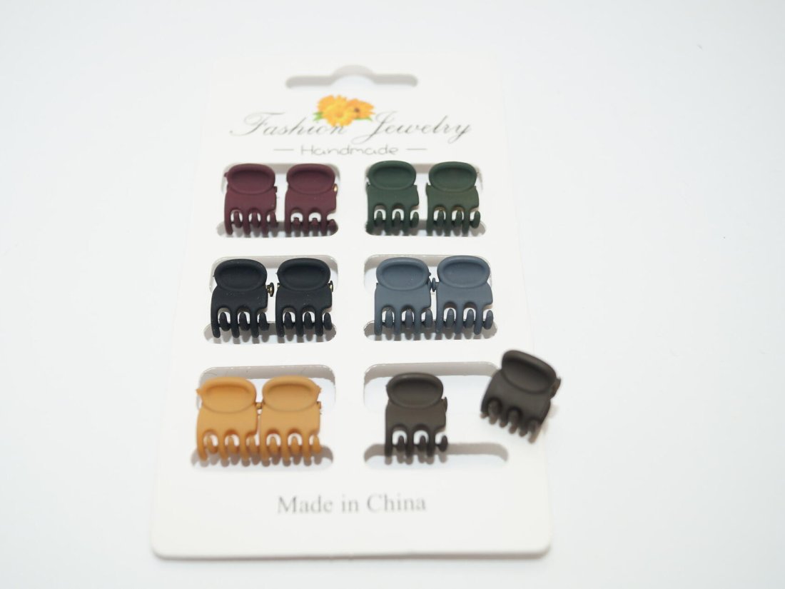 Краби для волосся. 1 см.