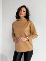 Практичний гольф однотонний жіночий INNOE 230208-23 Бежевий