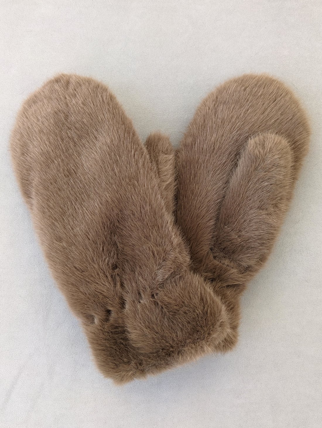 Утеплені хутряні рукавиці для зими INNOE 85005-4 Коричневий