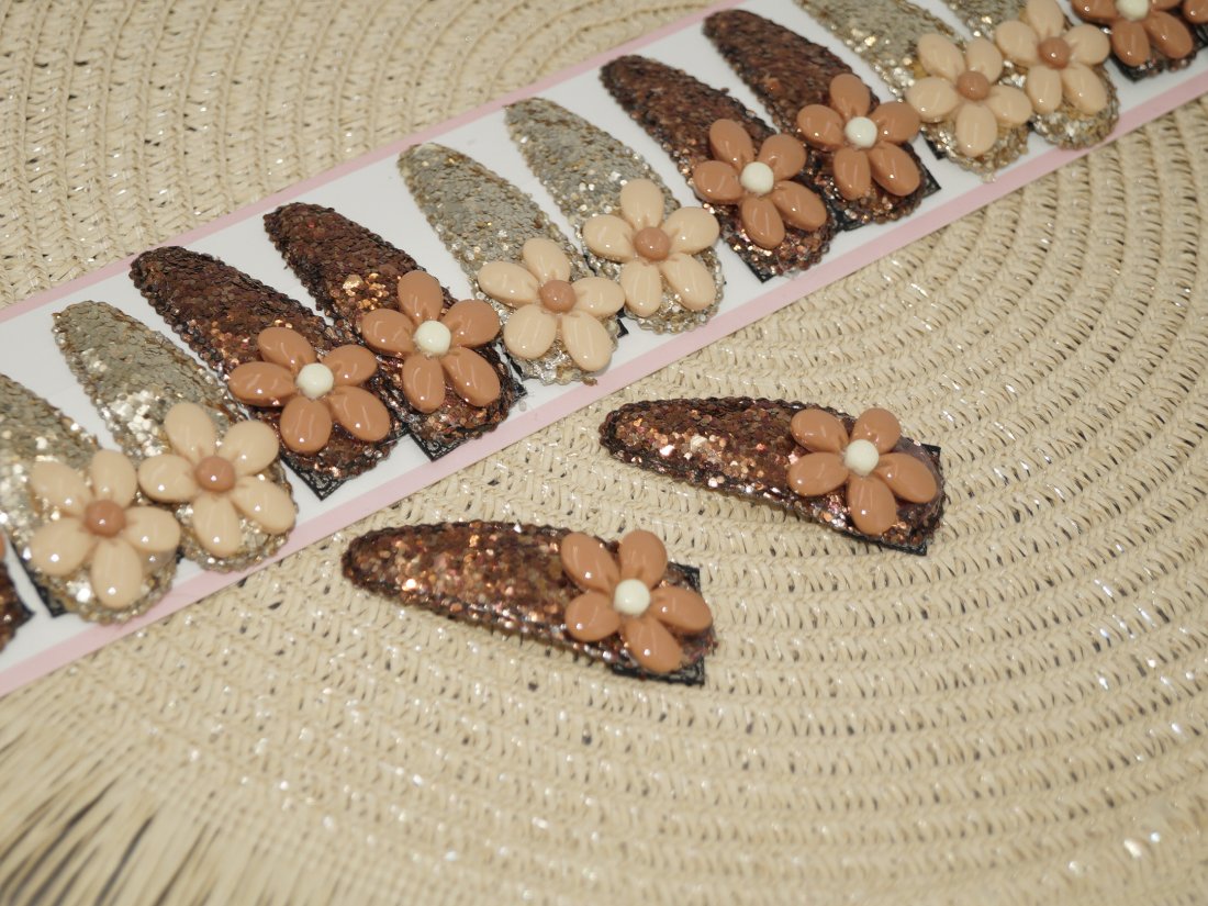 Дитячий затискач для волосся. Тік-так.5.5 см.