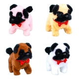 Собачки ходилки Мопс 18 см