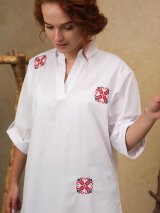 Бавовняна сорочка з символом благополучча і достатку 5550194-1