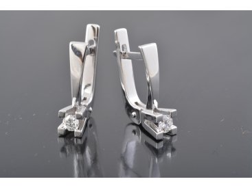 Сережки біле золото - Купити